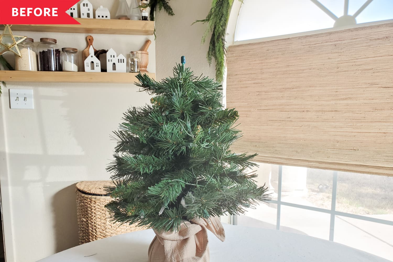 DIY mini Christmas tree makeovers Apartment Therapy